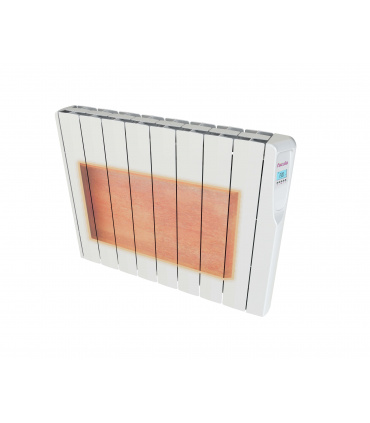 Fácula - Emisor Cerámico Serie Volcano 1500w |Alta inercia térmica | Programación diaria/sem | Función ventanas abiertas