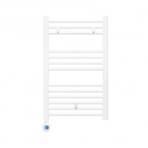 Fácula - Radiador Toallero Eléctrico Fluido Blanco Programable 400w | Control en la parte izq | Bloqueo de teclado