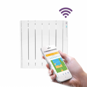 Fácula - Emisor Fluido Z WiFi 1000w | Programación diaria/sem | Ventanas abiertas | Geolocalización | Control por voz