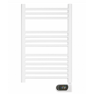 Fácula - Radiador Toallero Eléctrico Fluido Blanco WiFi Programable 400w | Modo Confort | Boost 2h | Bloqueo de teclado