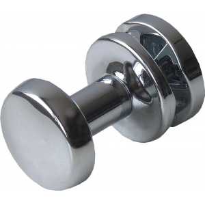 Fácula - Colgadores de toalla Cromados | 2 Unidades | Ideal para albornoces | Compatible con toalleros Ocean, Gala y Eos