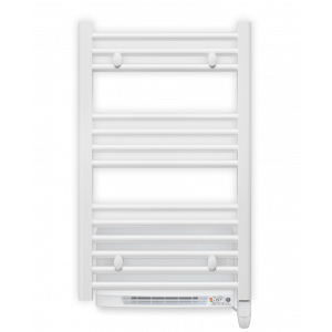 Fácula - Radiador Toallero Eléctrico Fluido Blanco Terma 400w + Blower 1000w