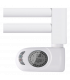 Climápolis - Radiador Toallero Eléctrico Fluido Blanco Programable Venus 700w  | Boost 2h | Bloqueo de teclado
