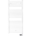 Climápolis - Radiador Toallero Eléctrico Fluido Blanco Programable Venus 700w  | Boost 2h | Bloqueo de teclado