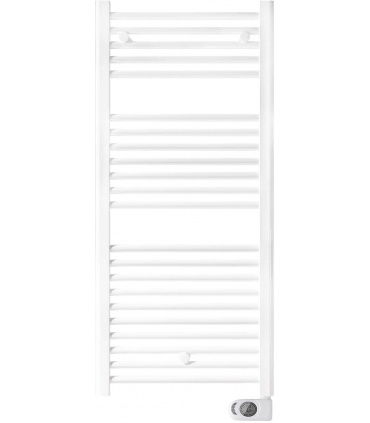 Climápolis - Radiador Toallero Eléctrico Fluido Blanco Programable Venus 700w  | Boost 2h | Bloqueo de teclado