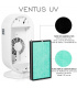 Fácula - Purificateur d'air UVC Ventus + Filtre | Lumière UV + HEPA13 + Charbon Actif + Photocatalyseur + Antibactérien