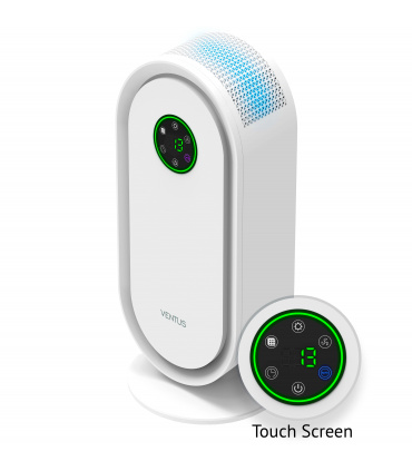 Fácula - Purificador de aire UVC Ventus + Filtro | Luz UV+HEPA13+Carbón Activo+Photocatalyst+Antibacterial