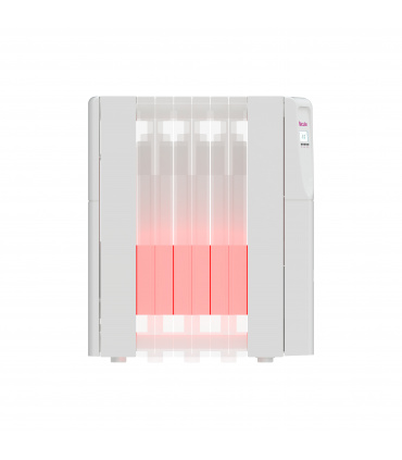 Fácula - Emisor Cerámico serie Volcano N 1000w | Alta inercia térmica | Programación diaria/sem | Función ventanas abiertas