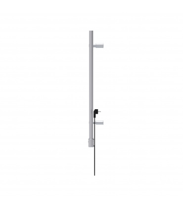 Fácula - Radiador Toallero Eléctrico Fluido Cromado Electrónico T+ 300w | Fácil manejo | Boost 2h | Temporizador 12/24h