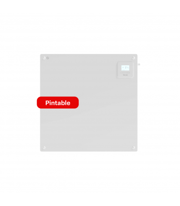 Fácula - Panel cerámico programable | 425W | Temporizador diario/semanal | Pintable con pintura base agua