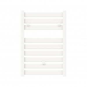 Fácula - Radiador Toallero DE AGUA Gala Blanco 720x500mm | (NO Eléctrico) | 3 soportes+purgador | Conexiones 3x1/2"