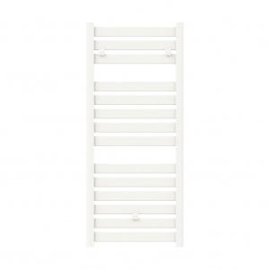 Fácula - Radiador Toallero DE AGUA Gala Blanco 1150x500mm | (NO Eléctrico) | 3 soportes+purgador | Conexiones 3x1/2"