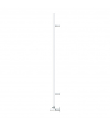 Fácula - Radiatore Asciugamani ACQUA Gala Bianco 1150x500mm | (Non Elettrico) | 3 Supporti + Sfiato | Connessioni 3x1/2"