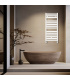 Fácula - Radiador Toallero DE AGUA Gala Blanco 1150x500mm | (NO Eléctrico) | 3 soportes+purgador | Conexiones 3x1/2"