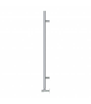 Fácula - Radiatore Asciugamani ACQUA Gala Cromato 1150x500mm | 3 Supporti + Sfiato | Connessioni 3x1/2"