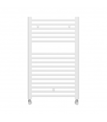 Fácula - Radiateur Porte-serviettes à Eau Ocean Blanc 803x450mm | 3 supports+purgeur | Connexions 3x1/2"