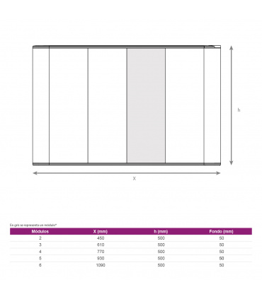 Fácula - Emisor Seco Ultrafino Serie S 600w | Programación diaria/semanal | Función ventanas abiertas | Baby care