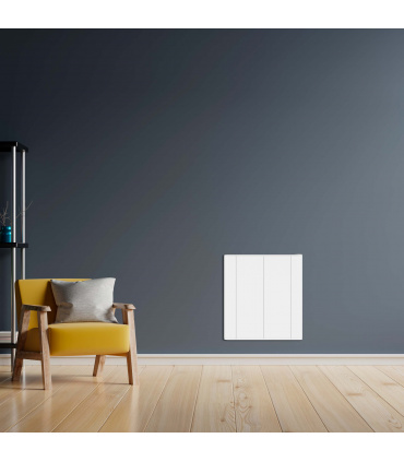 Fácula - Emisor Seco Ultrafino Serie S 600w | Programación diaria/semanal | Función ventanas abiertas | Baby care