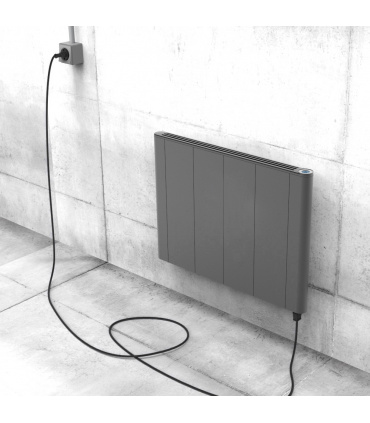 Fácula - Emisor seco ultrafino serie S Grafito 1200w | Programación diaria/sem | Función ventanas abiertas | Baby care