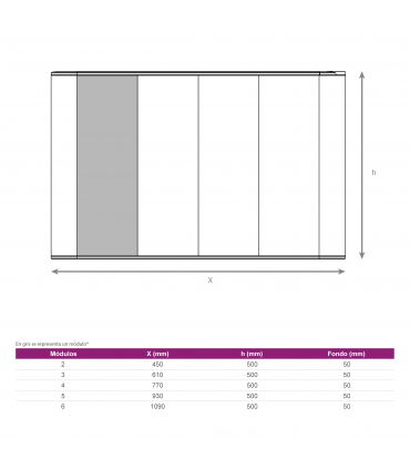 Fácula - Emisor seco ultrafino serie S Grafito 1500w | Programación diaria/sem | Función ventanas abiertas | Baby care