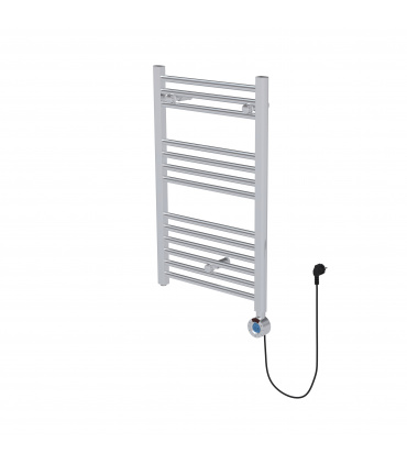 Fácula - Radiador Toallero Eléctrico Fluido Cromado Programable TR 300w | Boost 2h | Ventanas abiertas