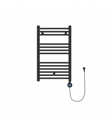 Radiador Toallero Eléctrico Fluido Negro Programable 400w