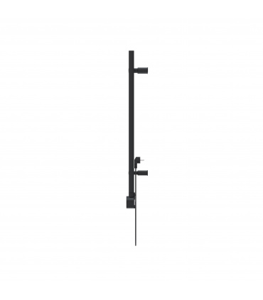 Radiador Toallero Eléctrico Fluido Negro Programable 400w
