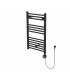Radiador Toallero Eléctrico Fluido Negro Programable 400w