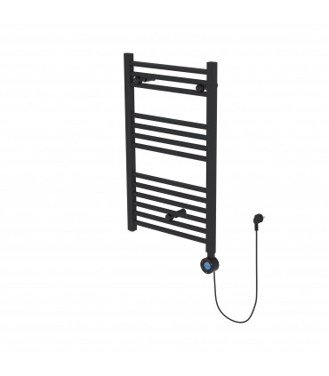 Radiador Toallero Eléctrico Fluido Negro Programable 400w