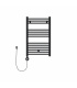 Radiador Toallero Eléctrico Fluido Negro Programable 400w
