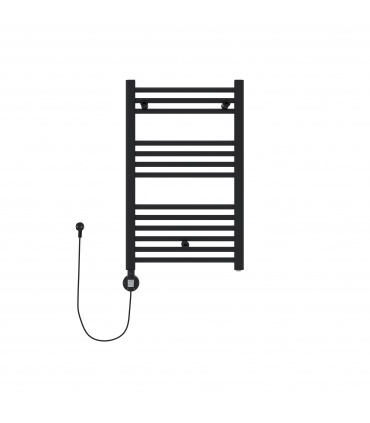 Radiador Toallero Eléctrico Fluido Negro Programable 400w