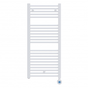 Fácula - Radiador Toallero Eléctrico Fluido Blanco Programable 700w | Boost 2h | Ventanas abiertas | Bloqueo de teclado