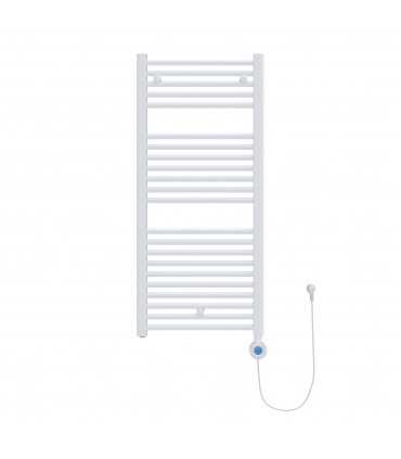 Fácula - Radiador Toallero Eléctrico Fluido Blanco Programable 700w | Boost 2h | Ventanas abiertas | Bloqueo de teclado