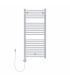 Fácula - Radiador Toallero Eléctrico Fluido Blanco Programable 700w | Boost 2h | Ventanas abiertas | Bloqueo de teclado