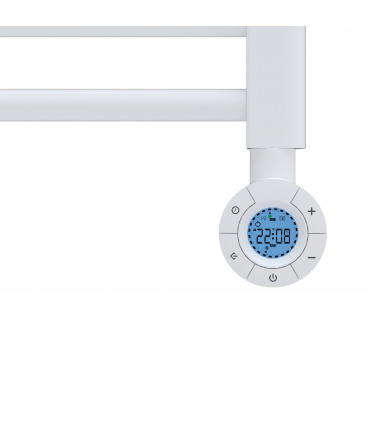 Fácula - Radiador Toallero Eléctrico Fluido Blanco Programable 700w | Boost 2h | Ventanas abiertas | Bloqueo de teclado