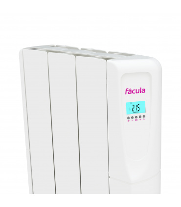 Fácula - Emisor Fluido Z 500w | Programación diaria/sem | Ventanas abiertas | Fácil manejo | Bloqueo de teclado