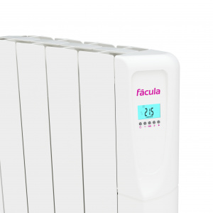 Fácula - Emisor Fluido Z 750w | Programación diaria/sem | Ventanas abiertas | Fácil manejo | Bloqueo de teclado