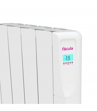 Fácula - Emisor Fluido Z 1200w | Programación diaria/sem | Ventanas abiertas | Fácil manejo | Bloqueo de teclado