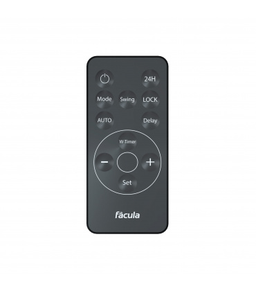 Fácula - Split Cerámico Programable Cóndor 1000/2000w | Calefacción+Ventilación | Temporizador 24h | Bloqueo teclado