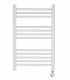 Fácula - Radiador Toallero Eléctrico Fluido Blanco TD 400w | Fácil manejo | Boost 2h | Temporizador 12/24h | LED