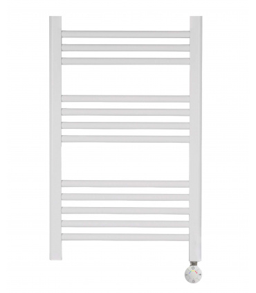 Fácula - Radiador Toallero Eléctrico Fluido Blanco TD 400w | Fácil manejo | Boost 2h | Temporizador 12/24h | LED