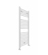 Fácula - Radiador Toallero DE AGUA Ocean Blanco 1110x40mm | (NO Eléctrico) | 3 soportes+purgador | Conexiones 3x1/2"