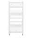 Fácula - Radiador Toallero DE AGUA Ocean Blanco 1110x40mm | (NO Eléctrico) | 3 soportes+purgador | Conexiones 3x1/2"