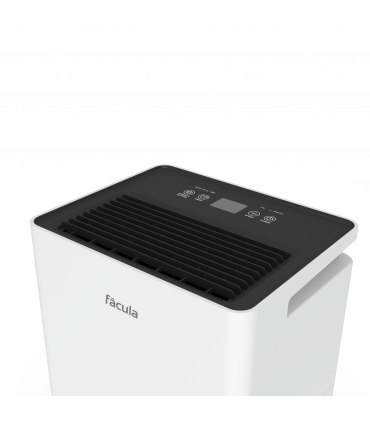 Fácula - Deshumidificador Siroco 12 l/día | Control Inteligente | Depósito extraíble 3,2l | Secado de Ropa | Temp 1-24h