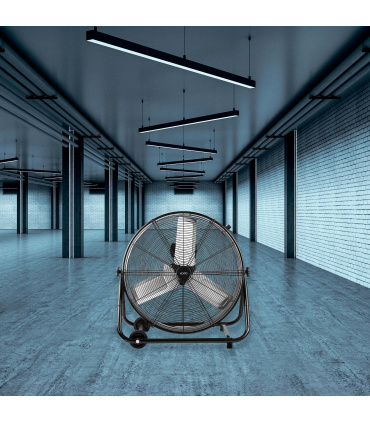 Fácula - Ventilador Industrial de Tambor Vento180w | Aspas de aluminio | Alta Potencia | 3velocidades | Ángulo ajustable