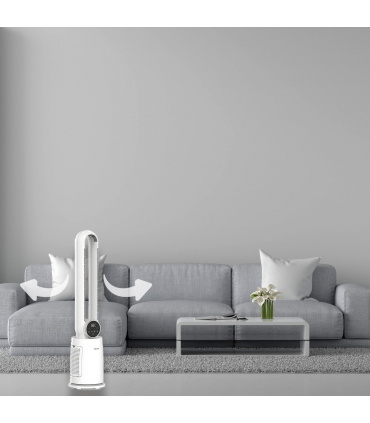 Fácula - Ventilador sin aspas Blizzar 30w | Luz LED superior | Temporizador | Ionizador | Mando a distancia | Motor DC