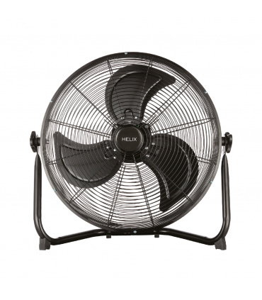 Fácula - Ventilador de suelo Helix 90w | Aspas de aluminio | Estética industrial | 3 velocidades | Ángulo ajustable