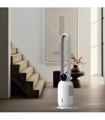 Fácula - Climatizador Evaporativo Blizzar-E 35w | Luz LED | 12 velocidades | Temporizador | Ionizador