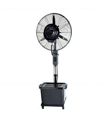 Fácula - Ventilador Nebulizador para exteriores Néboa 41L | Gran autonomía |  3 velocidades | Temporizador | Ruedas
