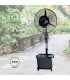 Fácula - Ventilador Nebulizador para exteriores Néboa 41L | Gran autonomía |  3 velocidades | Temporizador | Ruedas